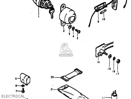ELECTRICAL - TS125 1971 1972 (R) (J) USA (E03)