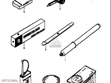 OPTIONAL - TS125 1971 1972 (R) (J) USA (E03)