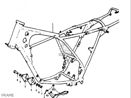 Suzuki TS125 1973 (K) USA (E03) parts lists and schematics