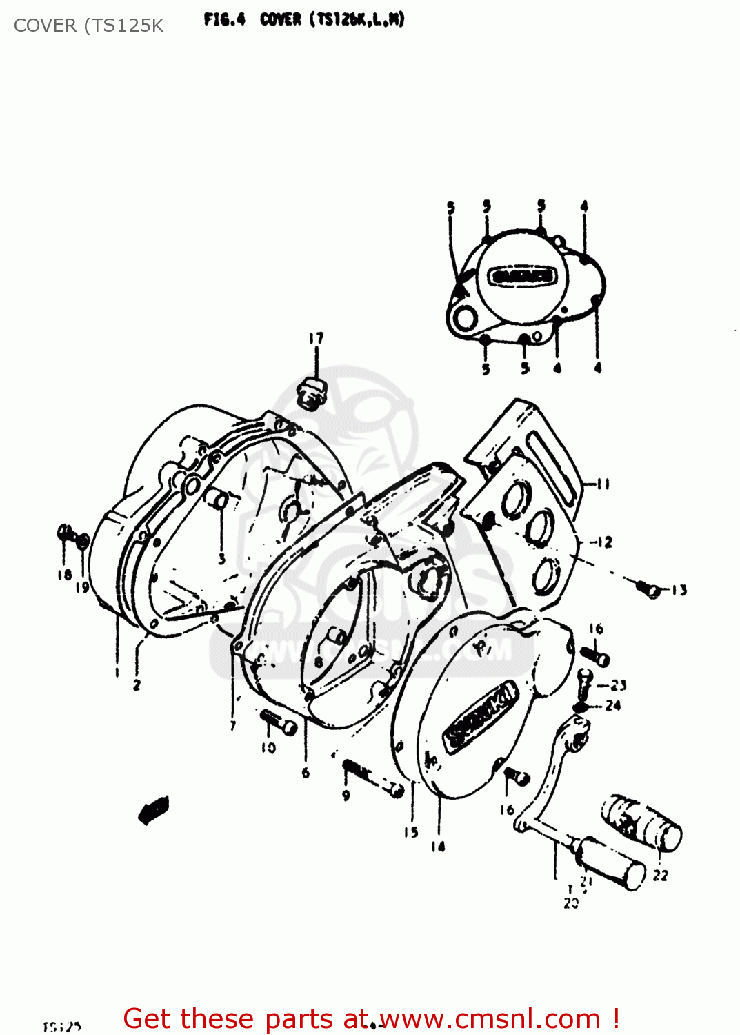 COVER (TS125K TS125 1973 (K) USA (E03)