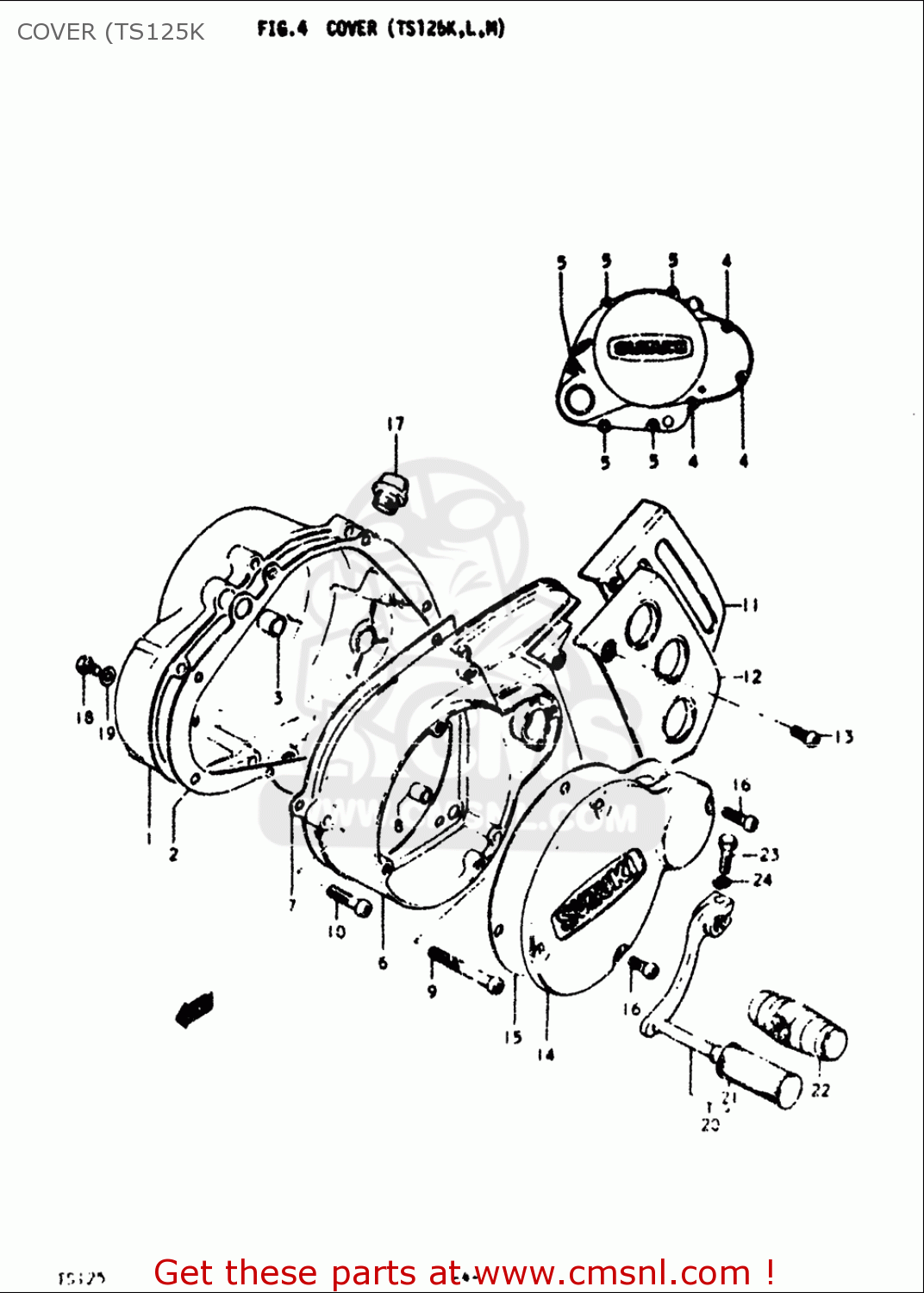 COVER (TS125K TS125 1973 (K) USA (E03)