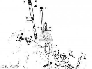 OIL PUMP - TS125 1973 (K) USA (E03)