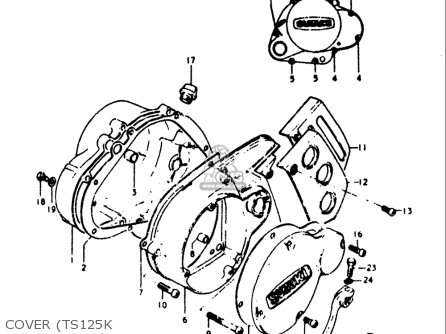 COVER (TS125K - TS125 1973 (K) USA (E03)