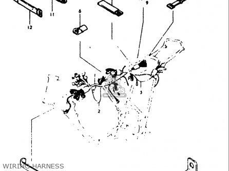 WIRING HARNESS - TS125 1973 (K) USA (E03)