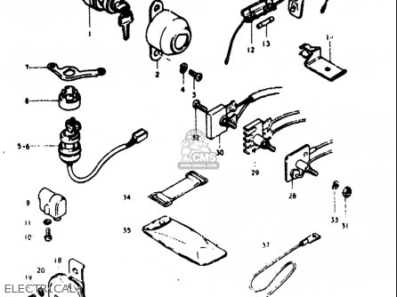 ELECTRICAL - TS125 1973 (K) USA (E03)