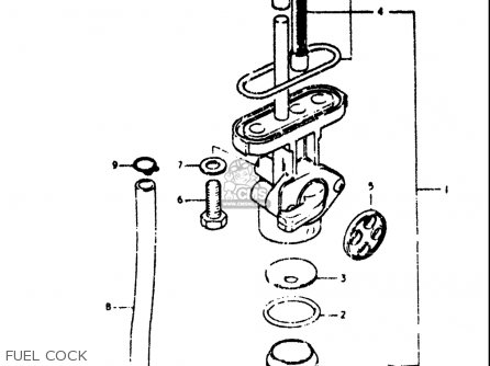 FUEL COCK - TS125 1973 (K) USA (E03)