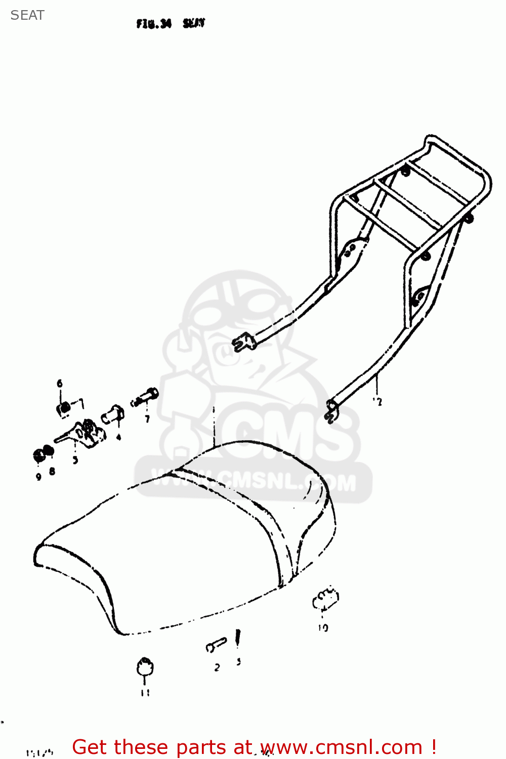 SEAT TS125 1975 (M) USA (E03)