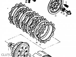 CLUTCH (TS125A - TS125 1975 (M) USA (E03)