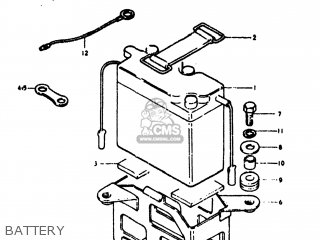 BATTERY - TS125 1977 (B) USA (E03)