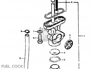 FUEL COCK - TS125 1977 (B) USA (E03)