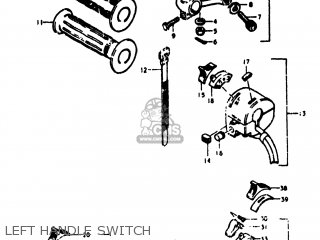 LEFT HANDLE SWITCH - TS125 1977 (B) USA (E03)