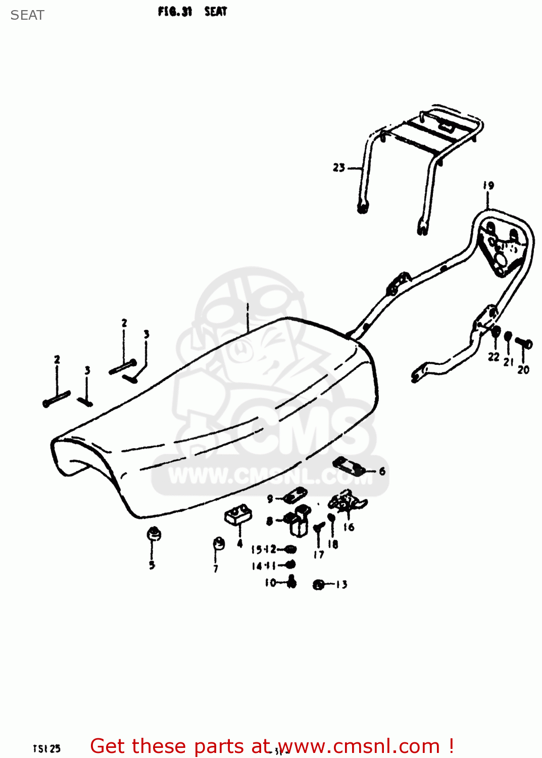 SEAT TS125 1978 (C) USA (E03)