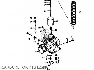CARBURETOR (TS125N) - TS125 1978 (C) USA (E03)