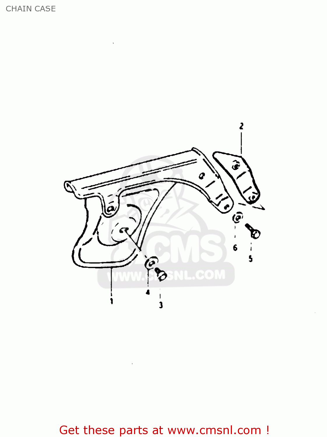 CHAIN CASE TS125 1979 (N) (E08 E13 E14 E24 E30 E31)