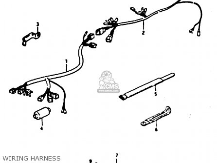WIRING HARNESS - TS125 1979 (N) (E08 E13 E14 E24 E30 E31)
