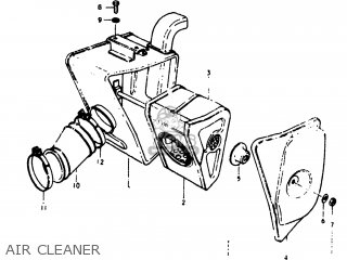 AIR CLEANER - TS125 1979 (N) USA (E03)