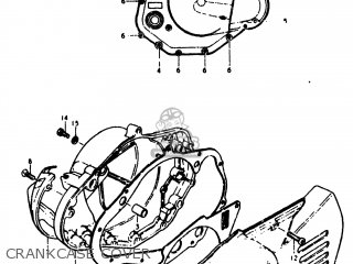 CRANKCASE COVER - TS125 1979 (N) USA (E03)