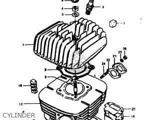 CYLINDER - TS125 1979 (N) USA (E03)