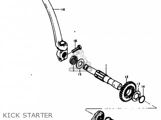 KICK STARTER - TS125 1979 (N) USA (E03)