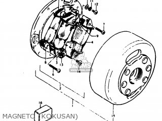 MAGNETO (KOKUSAN) - TS125 1979 (N) USA (E03)