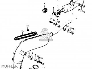 MUFFLER - TS125 1979 (N) USA (E03)
