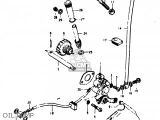 OIL PUMP - TS125 1979 (N) USA (E03)