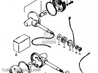 TURN SIGNAL LAMP - TS125 1979 (N) USA (E03)
