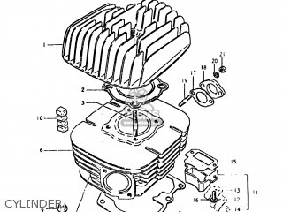 Suzuki TS125 1980 (T) USA (E03) parts lists and schematics