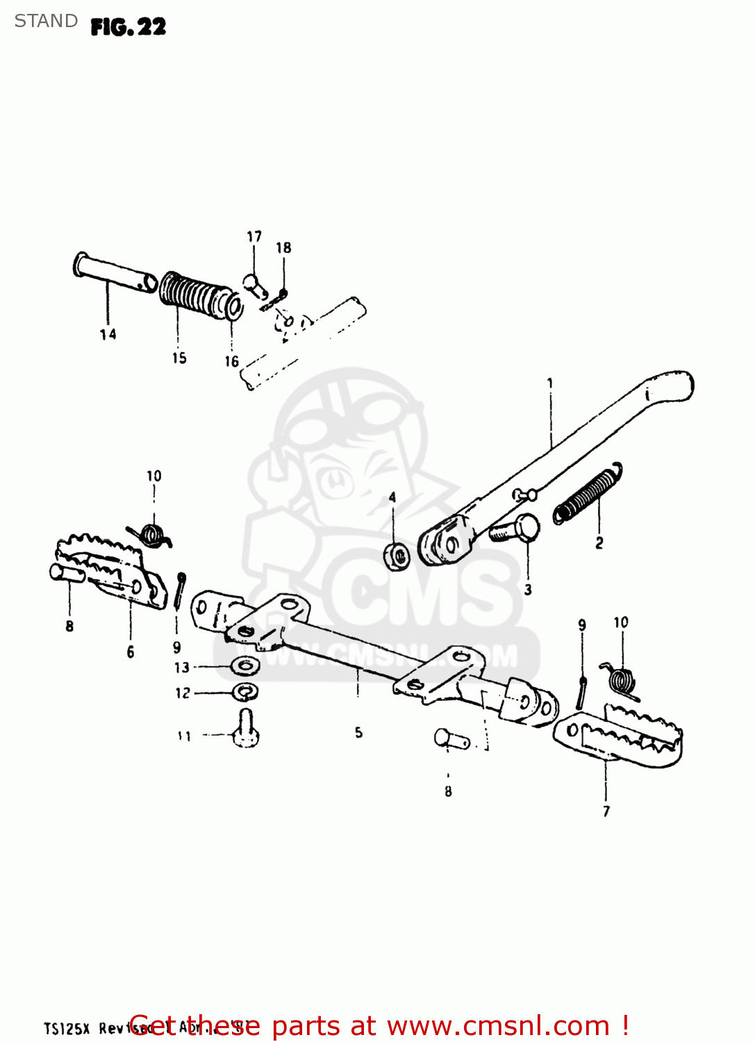STAND TS125 1980 (T) USA (E03)