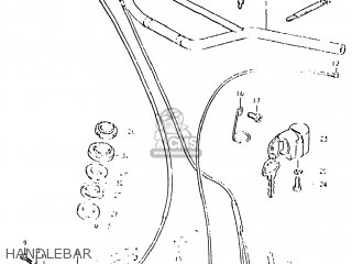 HANDLEBAR - TS125 1980 (T) USA (E03)