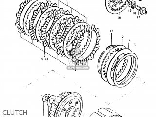 CLUTCH - TS125 1981 (X) USA (E03)