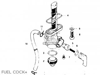FUEL COCK - TS125 1981 (X) USA (E03)
