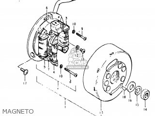 MAGNETO - TS125 1981 (X) USA (E03)