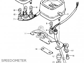 SPEEDOMETER - TS125 1981 (X) USA (E03)