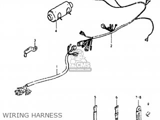 WIRING HARNESS - TS125 1981 (X) USA (E03)