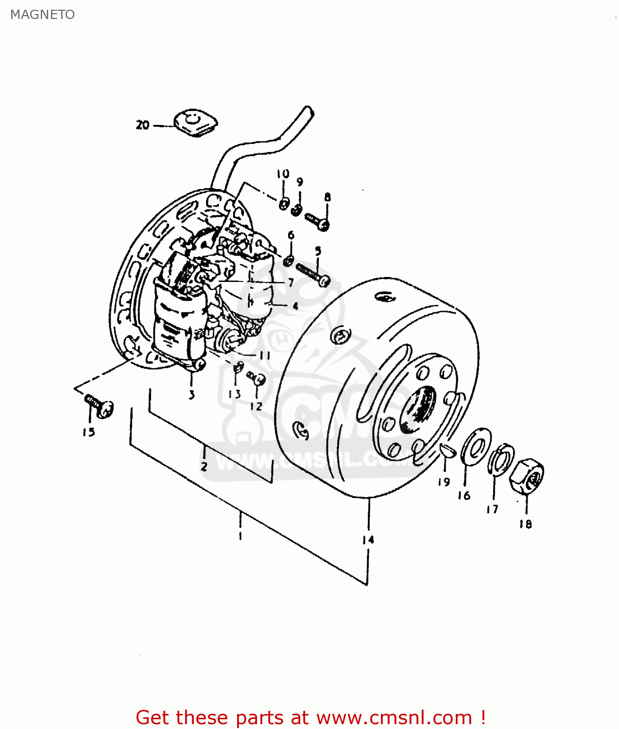 MAGNETO TS125ER 1979 (N)
