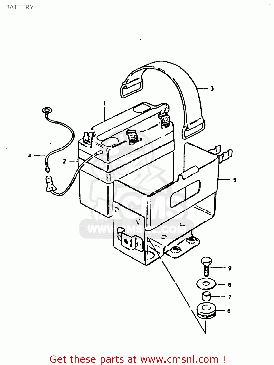 BATTERY TS125ER 1979 (N)