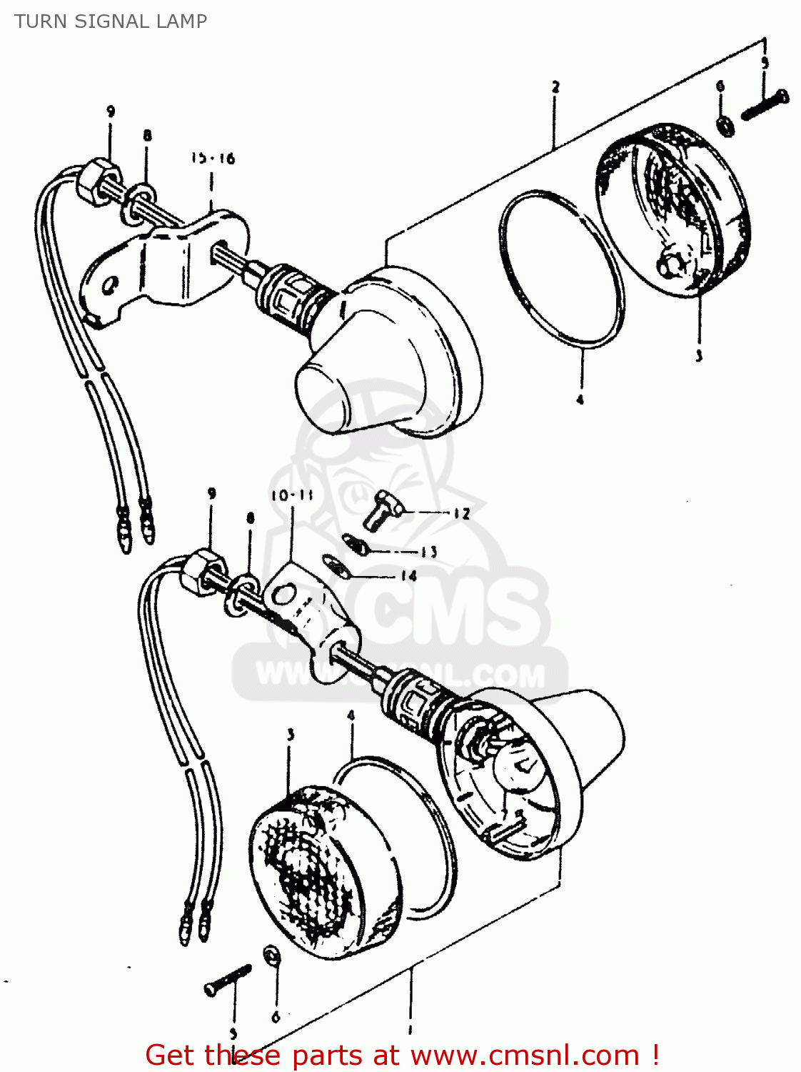 TURN SIGNAL LAMP TS125ER 1979 (N)
