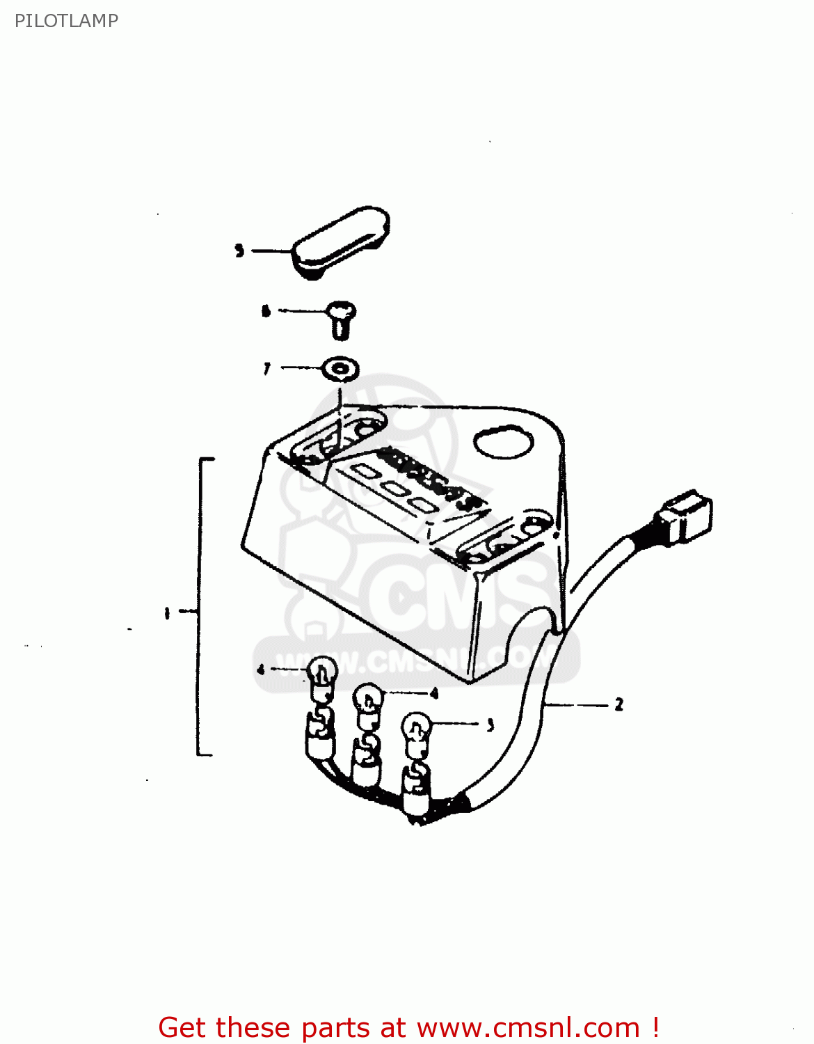 PILOTLAMP TS125ER 1979 (N)