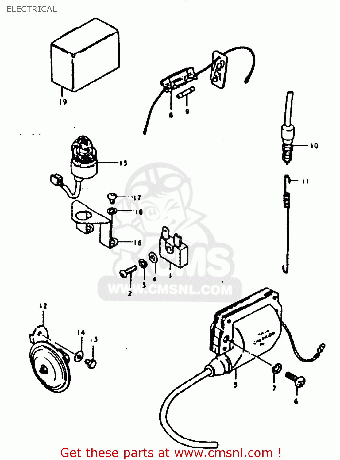 ELECTRICAL TS125ER 1979 (N)