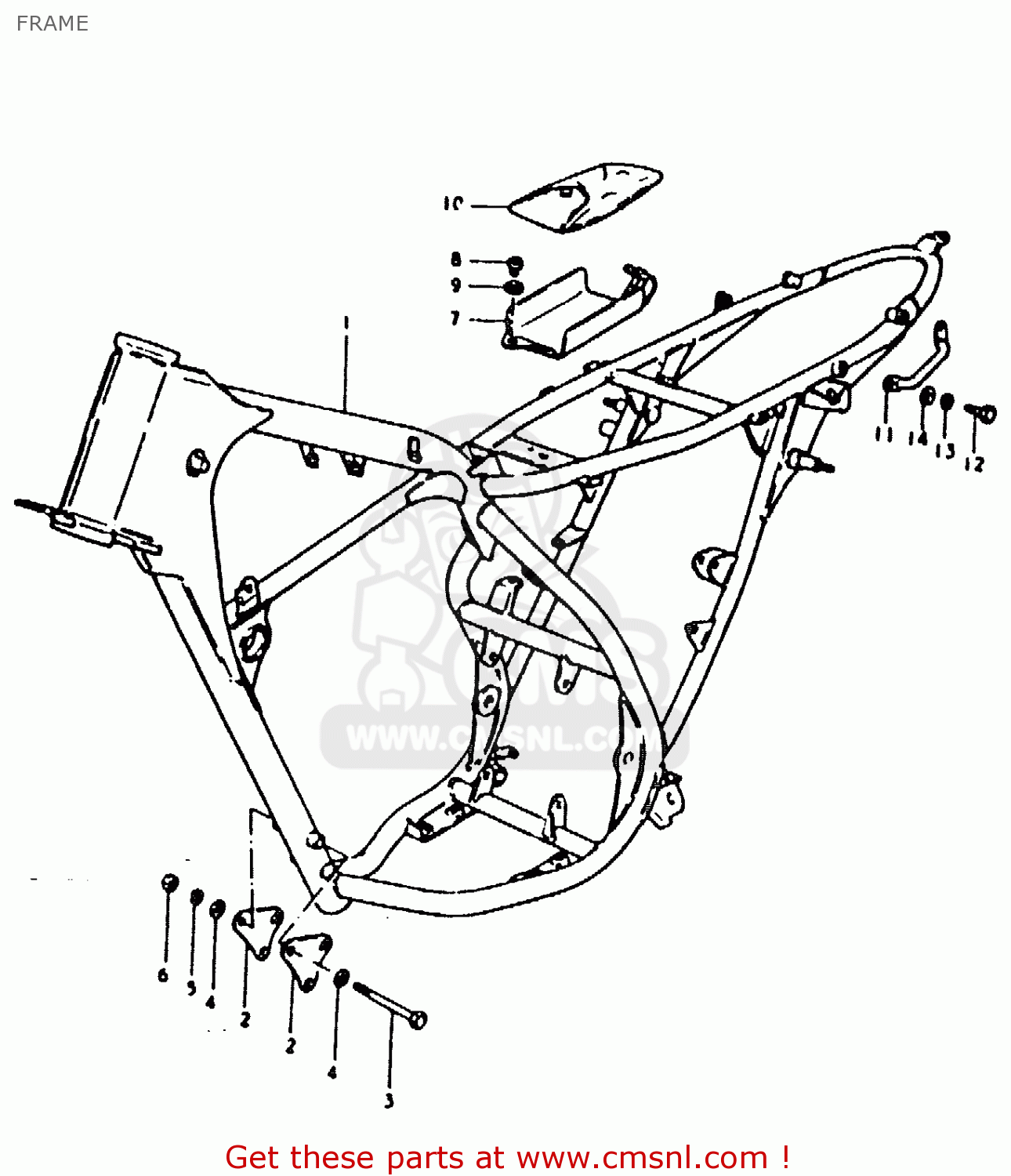 FRAME TS125ER 1979 (N)