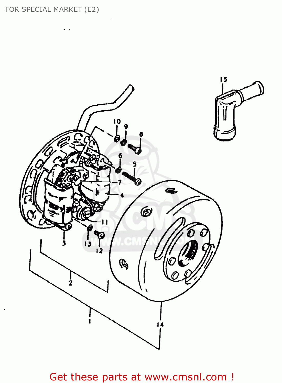 FOR SPECIAL MARKET (E2) TS125ER 1979 (N)