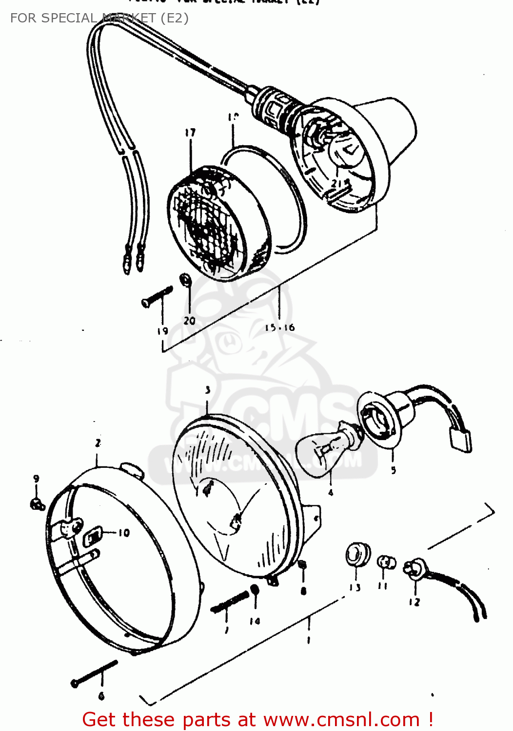 FOR SPECIAL MARKET (E2) TS125ER 1979 (N)