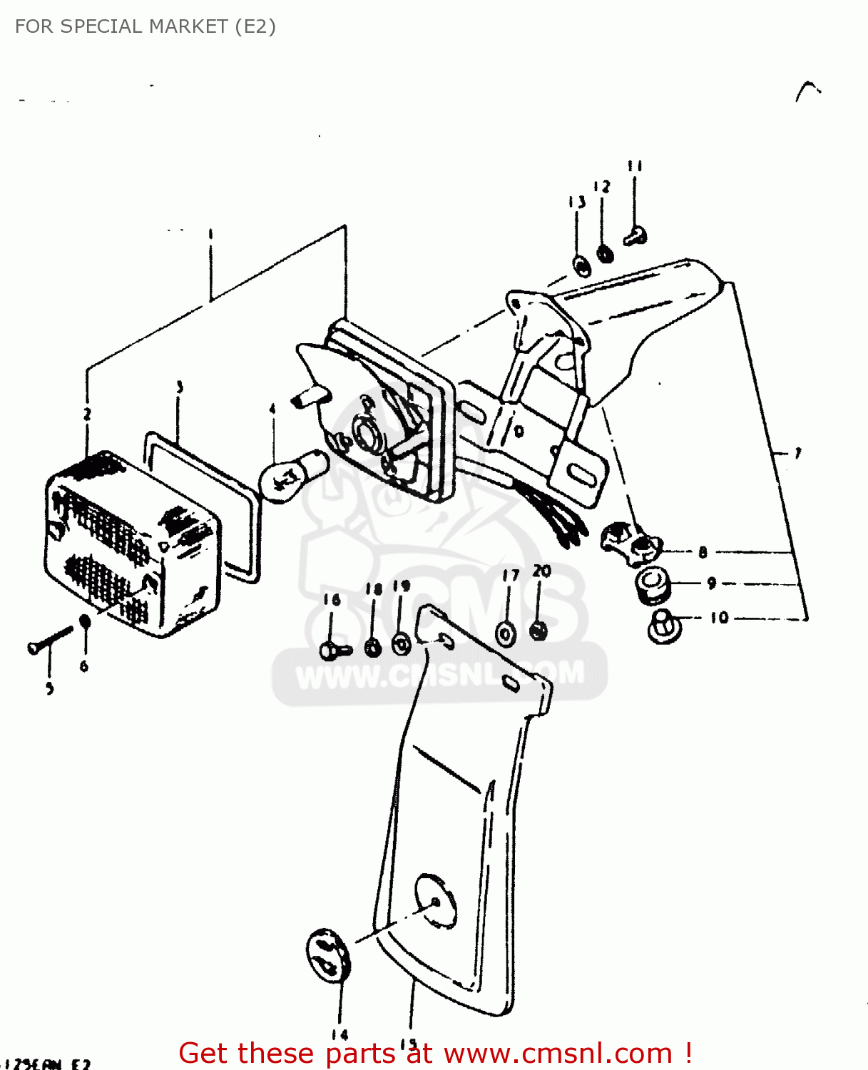 FOR SPECIAL MARKET (E2) TS125ER 1979 (N)