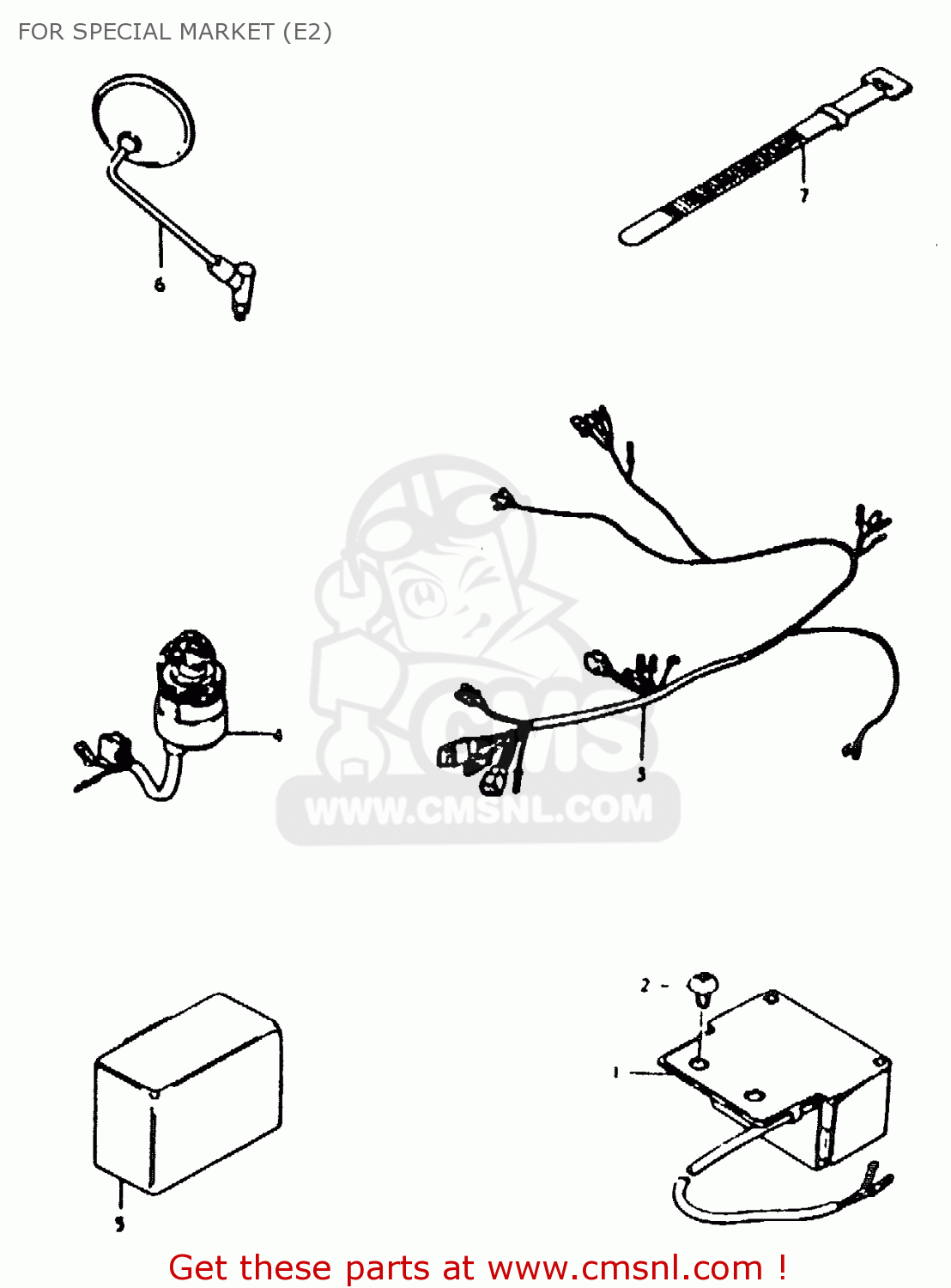 FOR SPECIAL MARKET (E2) TS125ER 1979 (N)
