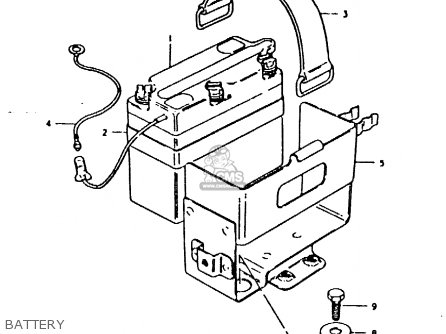 BATTERY - TS125ER 1979 (N)