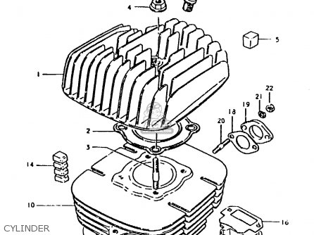 CYLINDER - TS125ER 1979 (N)