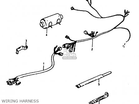 WIRING HARNESS - TS125ER 1979 (N)