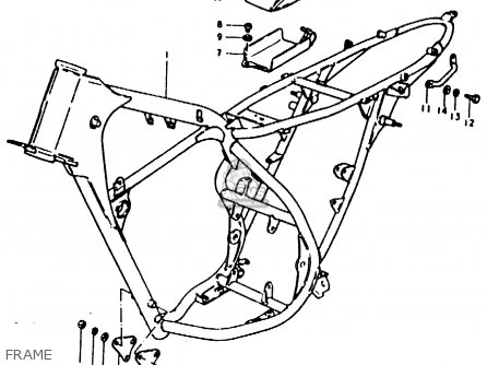 FRAME - TS125ER 1979 (N)