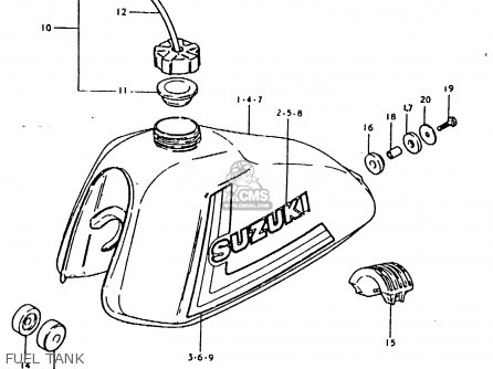 FUEL TANK - TS125ER 1979 (N)